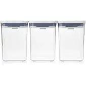 Oxo Pop 2,0 Set 1,1l Square Voedselcontainer 3 Eenheden