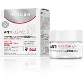 Mincer Pharma Anti-Redness Anti-rimpelcrème voor het verminderen van couperose, geschikt voor dag en nacht, artikelnummer 1202, 50 ml