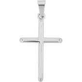 Akzent Unisex hanger "Mara" Edelstahl - Eenvoudig & elegant - Kruis