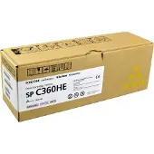 Ricoh 408187 (SP C360HE) Toner Geel Hoge capaciteit