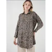 Bigdart Leopardprint Lange Mouw Knopshirt