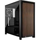 Corsair FRAME 4000D RS, Black/Walnut Midi-tower PC-behuizing Zwart, Hout