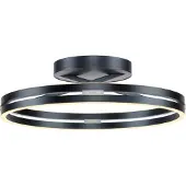 Paul Neuhaus Ronde Plafondlamp Pure Loop Grijs