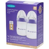 Lansinoh Zuigfles + NaturalWave Speen 1m+ 160 ml 2 St Combinatieverpakking