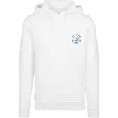 Mister tee Sweatshirt 'More Espressi' saffier / wit