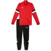 Puma Trainingspak 'Team Rise' oranjerood / zwart / wit