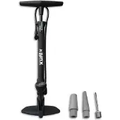 Lynx fietspomp met manometer zwart