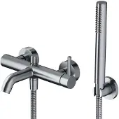 Omnires Y - Badkraan met accessoires, nikkel Y1231NI