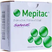 Molnlycke Health Care Mepitac Fixatietape 2 cm x 3 m | 1 stuk