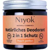 Niyok Peach Perfect - Deocrème - 40 ML - Anti-transpirant - Veganistisch - Natuurlijke ingrediënten