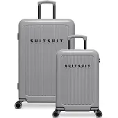 Suitsuit Kofferset - Handbagage Koffer - Reiskoffer Groot - Kofferset 2 delig - TSA Slot - Lichtgewicht - Caretta Titanium Grey