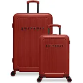 Suitsuit Kofferset - Handbagage Koffer - Reiskoffer Groot - Kofferset 2 delig - TSA Slot - Lichtgewicht - Caretta Burnt Brick