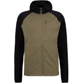 Stoic - MerinoFleece270 KuolpaLightSt. Zip Hoody - Merinohoodie M, olijfgroen/zwart