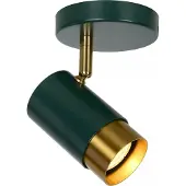 Lucide FLORIS - Plafondspot (Plafondlamp) - Ø 10 cm - 1xGU10 - Groen