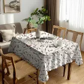 Ce - Waterdichte Tafelkleed - Rechthoekig - Met Bladeren - 140x180cm