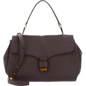 Coccinelle Leren Schoudertas Soft Handbag Coffee Donkerbruin