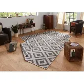 Hanse Home Vloerkleed Malta Rechthoekig - grijs, creme 240 x 340