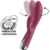 Satisfyer Spinning Rabbit 1 - rabbit vibrator met draaiende clitorisstimulator