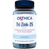 Orthica Tri Zink-25 - organisch gebonden zink - 60 vegacapsules