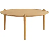 Design House Stockholm Aria Table 90 Cm High - Eetkamersets Massief Eiken Oak - 2838-8400