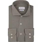 Profuomo Groen overhemd Regular Fit linnen