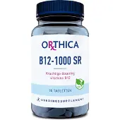 Orthica B12 1000 SR - krachtige dosering vitamine B12 - 90 tabletten