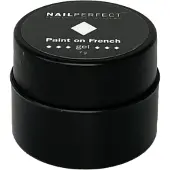 Nail Perfect Paint On French Gel (white)