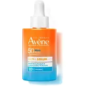 Avene Zon Hydraterend Ultra-Serum langdurige hydratatie Spf50+ | Zeer hoge zonnebescherming | Panthenol | Gevoelige huid 30 ml Zonnecrème