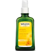 Weleda Massageolie - Calendula & Kamille - Geur Van Citrusvruchten - Verzacht & Verwent De Huid - Ideaal Voor Massage & Gevoelige Huid - 100% Natuurlijke Ingrediënten - 100ml