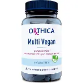 Orthica Multi Vegan - Multivitaminen - 60 tabletten