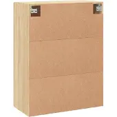 vidaXL Wandkast 69,5x34x90 cm bewerkt hout sonoma eikenkleurig
