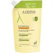 A-Derma Exomega Control Emolliërende anti-jeuk Wasolie | Droge huid met neiging tot atopisch eczeem Refill 500 ml Badolie