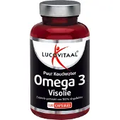Lucovitaal 2+2 Gratis: Visolie Puur Koudwater Omega 3 120 Capsules