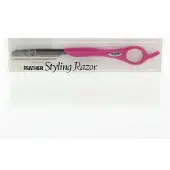 Feather Styling Knife Pink St Scheermes - 1stuks
