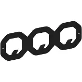Gamet WS40 Hexagon Wandkapstok - Zwart Gestructureerd Metaal