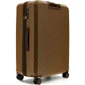 GUESS trolley Latona 28 In 8-Wheeler Exp Latte Logo Lichtbruin 76cm