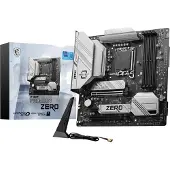 MSI Moederbord - - B760M Project Zero Intel B760 LGA 1700 micro ATX