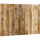 vidaXL Hoofdbord 120 cm massief ruw mangohout