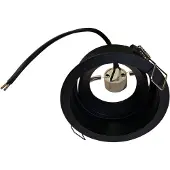 Lytra Vectra Round Inbouwspot Black