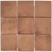 The Mosaic Factory Kasba mozaïek 10x10cm terracotta mat