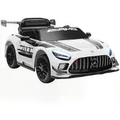 AIYAPLAY Electric Ride-on Car-Kunststof, Metaal-115L x 66B x 44H cm-Wit