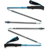 Black Diamond - Trail / running stokken - Distance Carbon Z Desert Sky voor Unisex - Maat 125 cm - Blauw