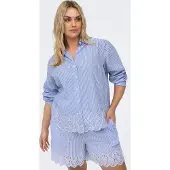 ONLY Carcetina Overhemd Dames Blauw 42