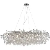 Paul Neuhaus Kroonluchter Ricicle 150cm chroom