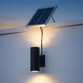 LumenXL Dimbare solar buiten wandlamp - Seth