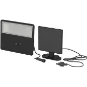 Eglo Panettieri Solar Wandlamp Buiten - LED - 17 cm - Zwart