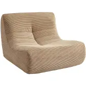 Sweeek Fauteuils corduroy Sokol 1 zitplaats Donkerbeige