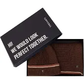 Tresanti | FULSI | Cadeauset sjaal & muts | Donker bruin