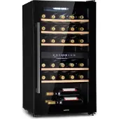 Klarstein Barossa 29 Duo wijnkoelkast 29 flessen 80 liter 2 zones toetsbediening