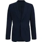 Fundamentals - Heren slim fit blazer - THE FLEX SUIT - Slim/Tall fit - Donkerblauw - Maat: 56